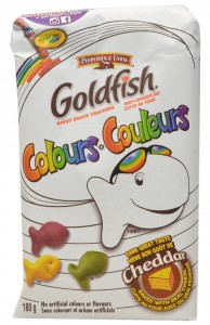 Biscoito assado Pepperidge Farm Goldfish Colors, Canadá
